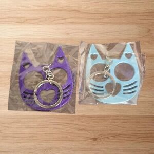 Cat Self-Defense Keychain – Cute Safety Accessory (Multiple Colors!)